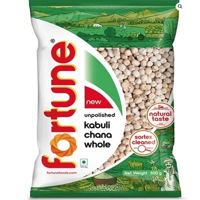 Fortune Chick Peas 1kg (Kabuli Channa White 1kg - Unpolished)